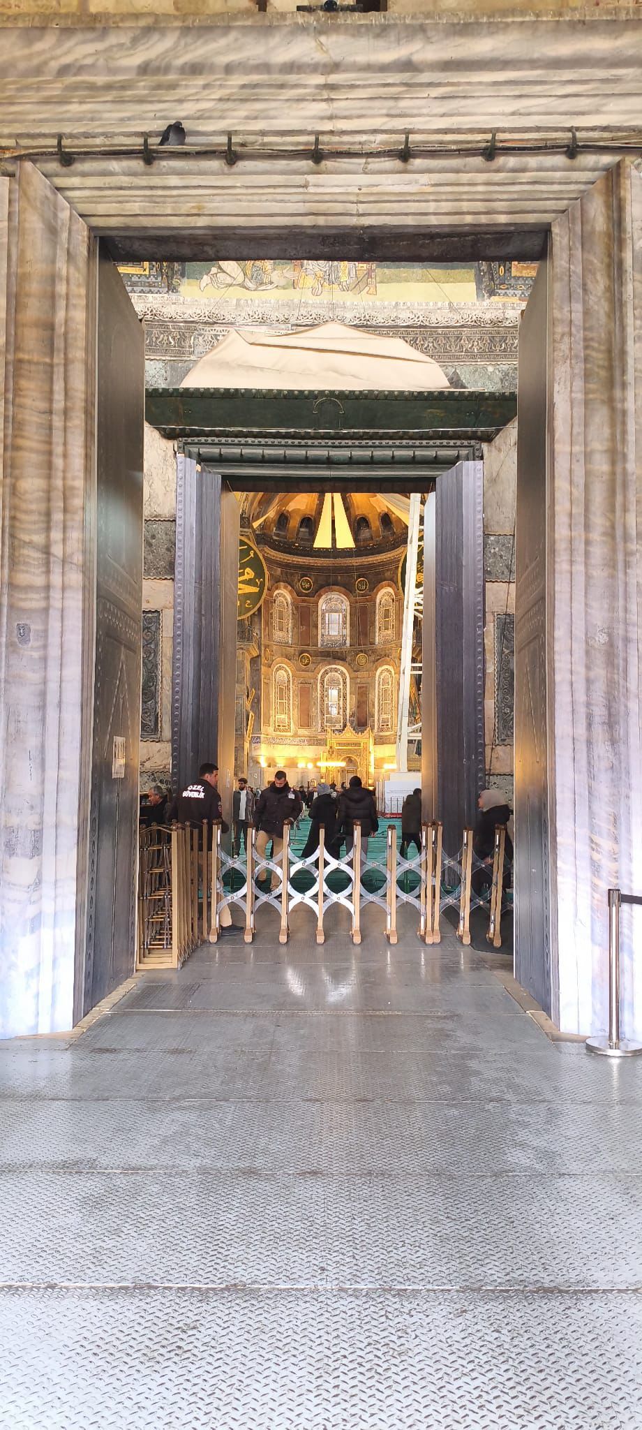 Ramazan öncesi ibadet alanı genişletildi! Ayasofya'da kritik restorasyon aşaması tamamlandı 5
