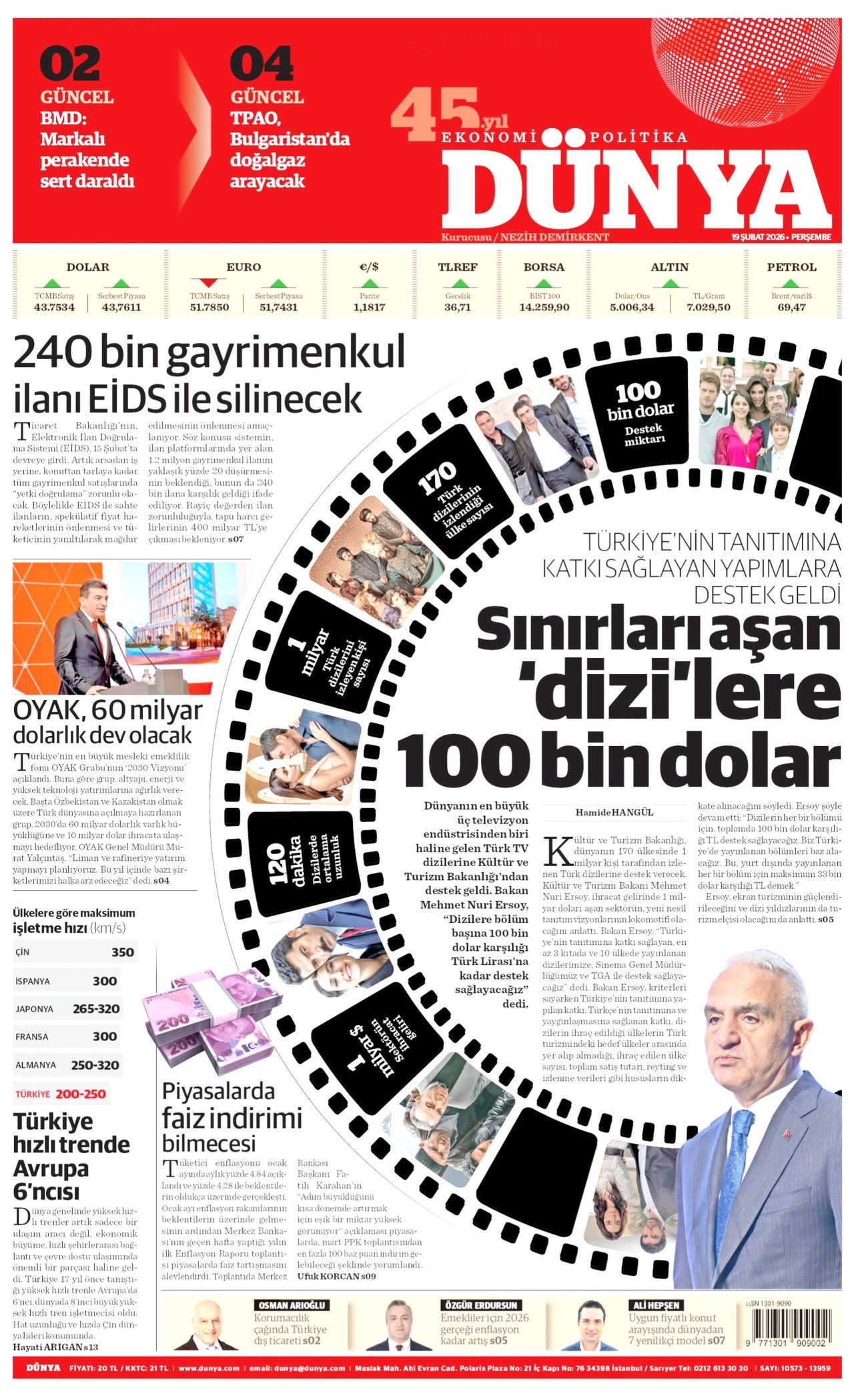Terörsüz Türkiye'de kritik eşik gazete manşetlerinde! Peki şimdi ne olacak? İşte 19 Şubat gazete manşetleri... 20