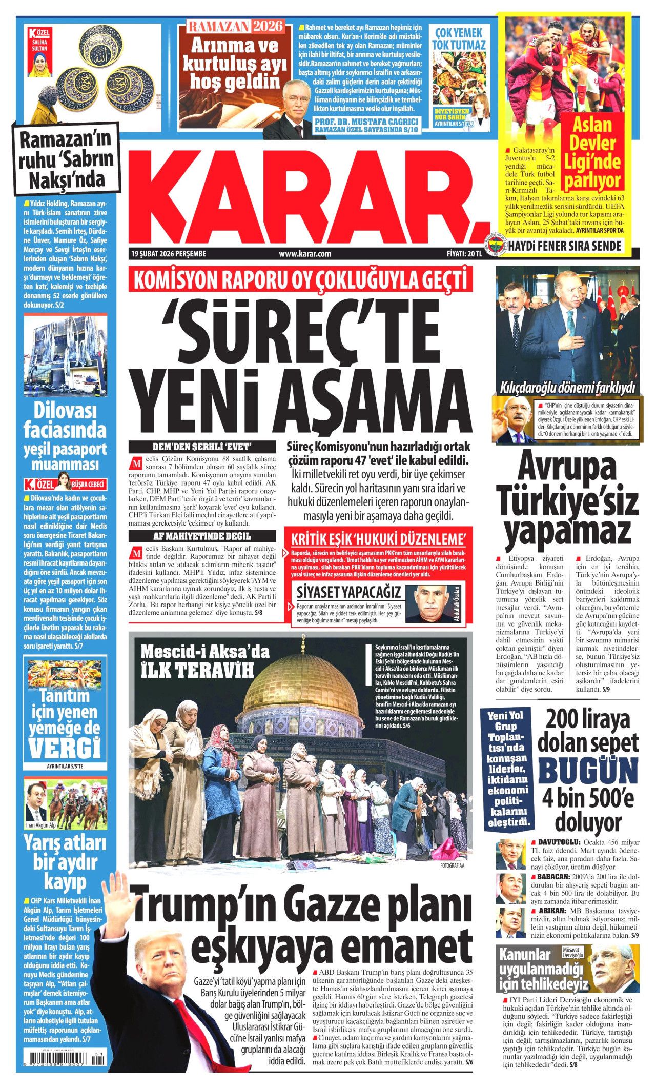 Terörsüz Türkiye'de kritik eşik gazete manşetlerinde! Peki şimdi ne olacak? İşte 19 Şubat gazete manşetleri... 11