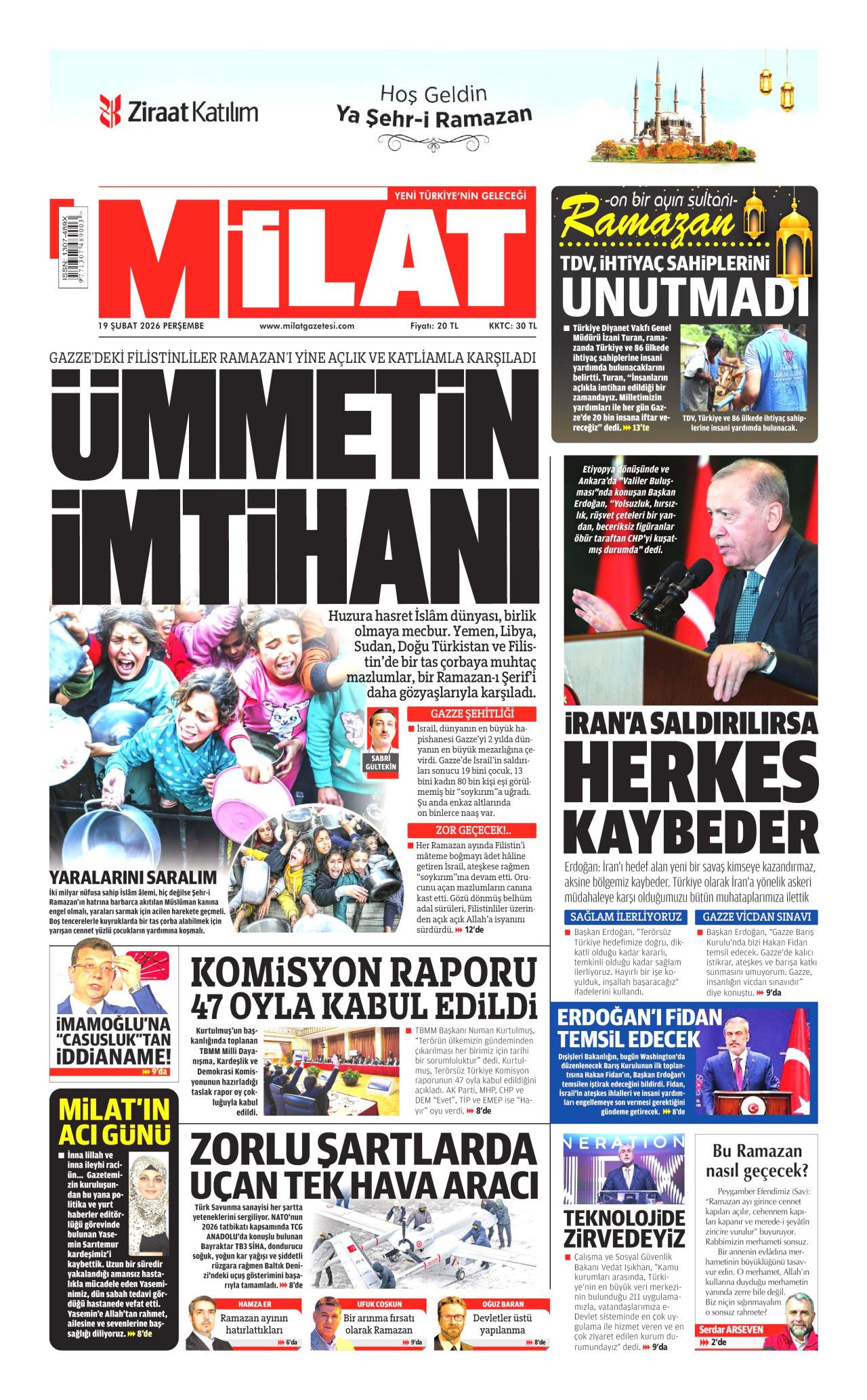 Terörsüz Türkiye'de kritik eşik gazete manşetlerinde! Peki şimdi ne olacak? İşte 19 Şubat gazete manşetleri... 19