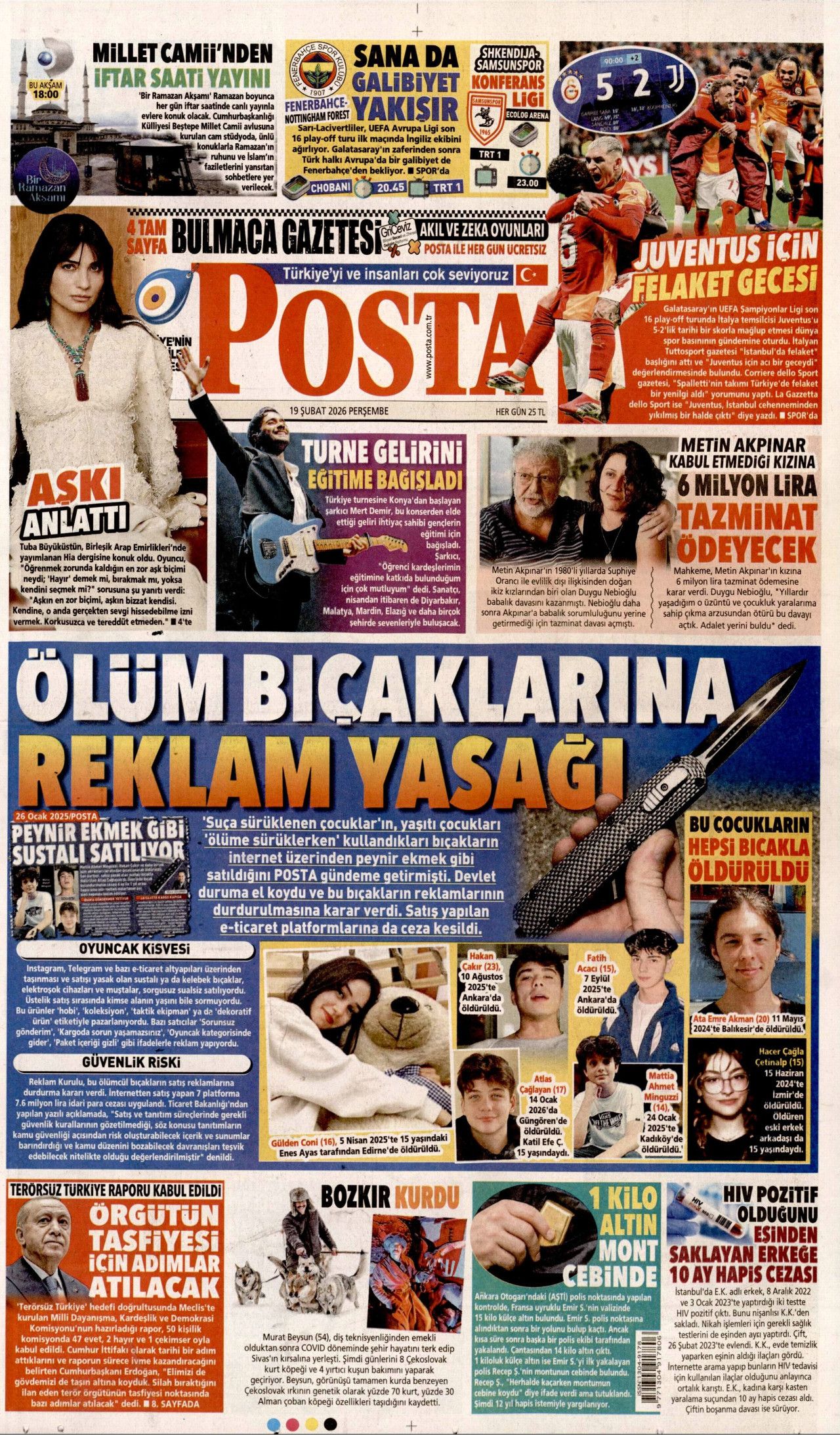Terörsüz Türkiye'de kritik eşik gazete manşetlerinde! Peki şimdi ne olacak? İşte 19 Şubat gazete manşetleri... 21