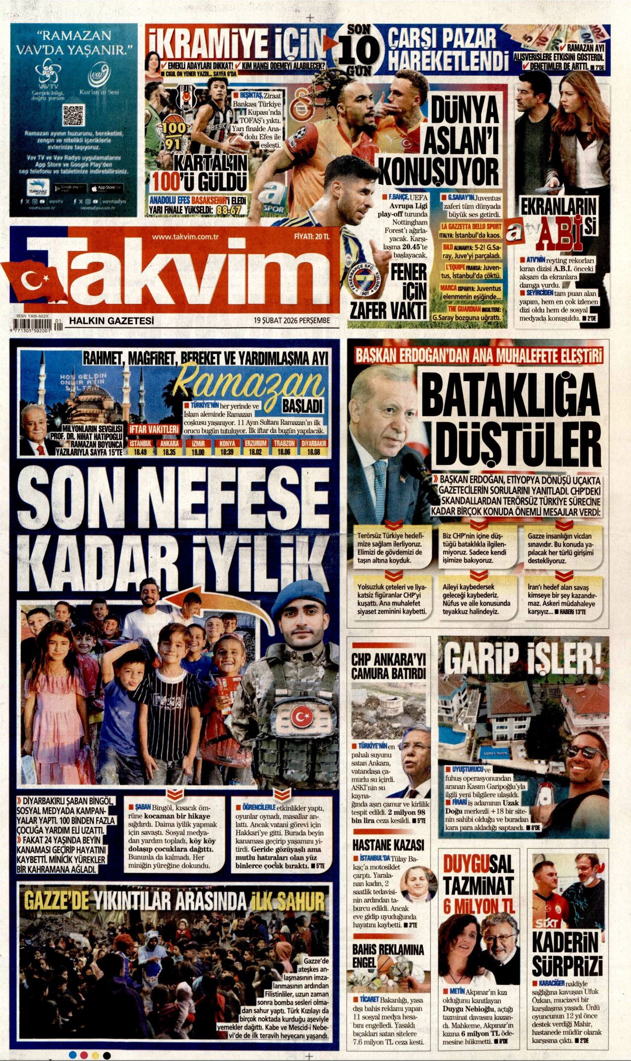 Terörsüz Türkiye'de kritik eşik gazete manşetlerinde! Peki şimdi ne olacak? İşte 19 Şubat gazete manşetleri... 22