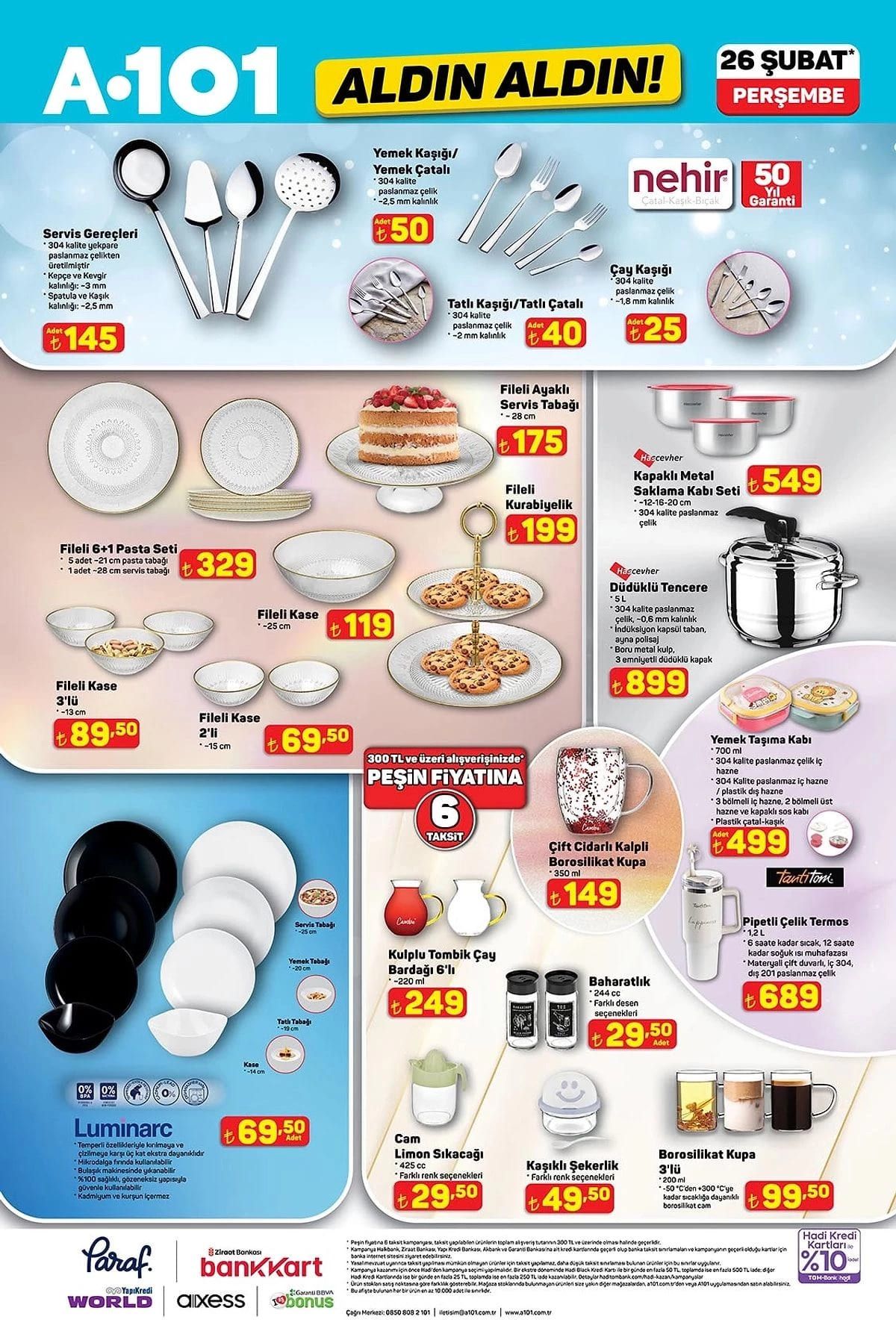 A101 26 Şubat 2026 aktüel ürünler kataloğu yayımlandı! İşte o ürünler... 6
