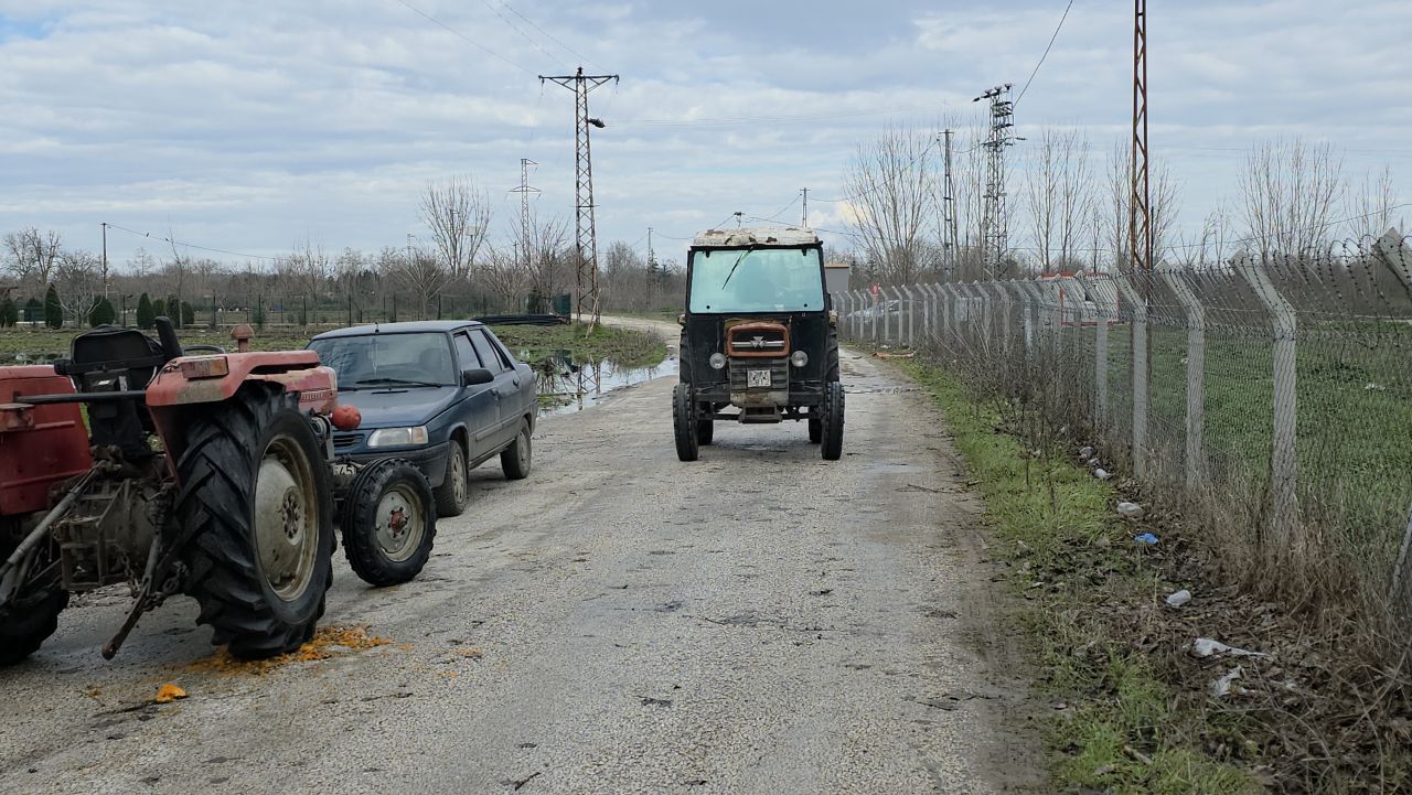Edirne'de taşkın suları çekiliyor 1