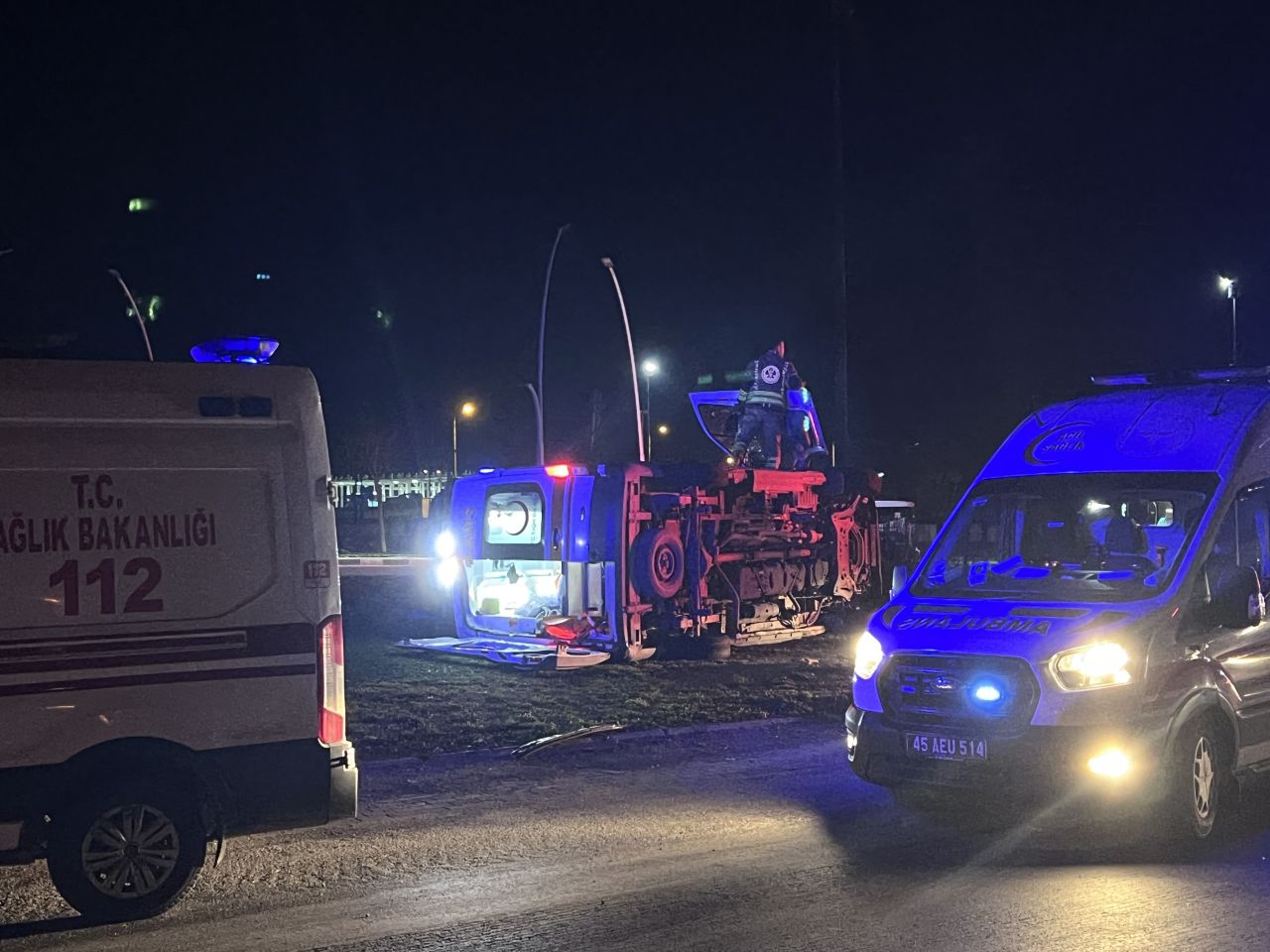 Manisa'da feci kaza! 5 yaralı 6