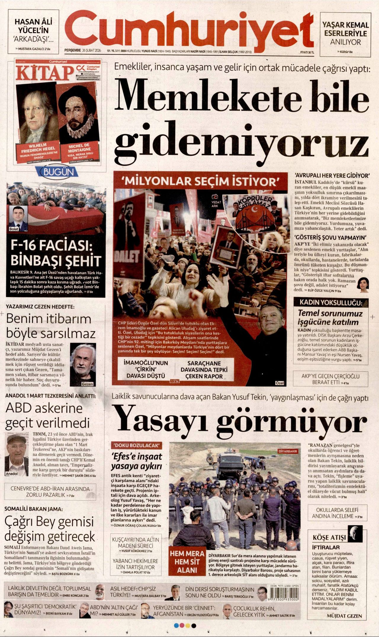 2. çağrı geliyor! Öcalan neler söyleyecek? İşte günün gazete manşetleri... 10
