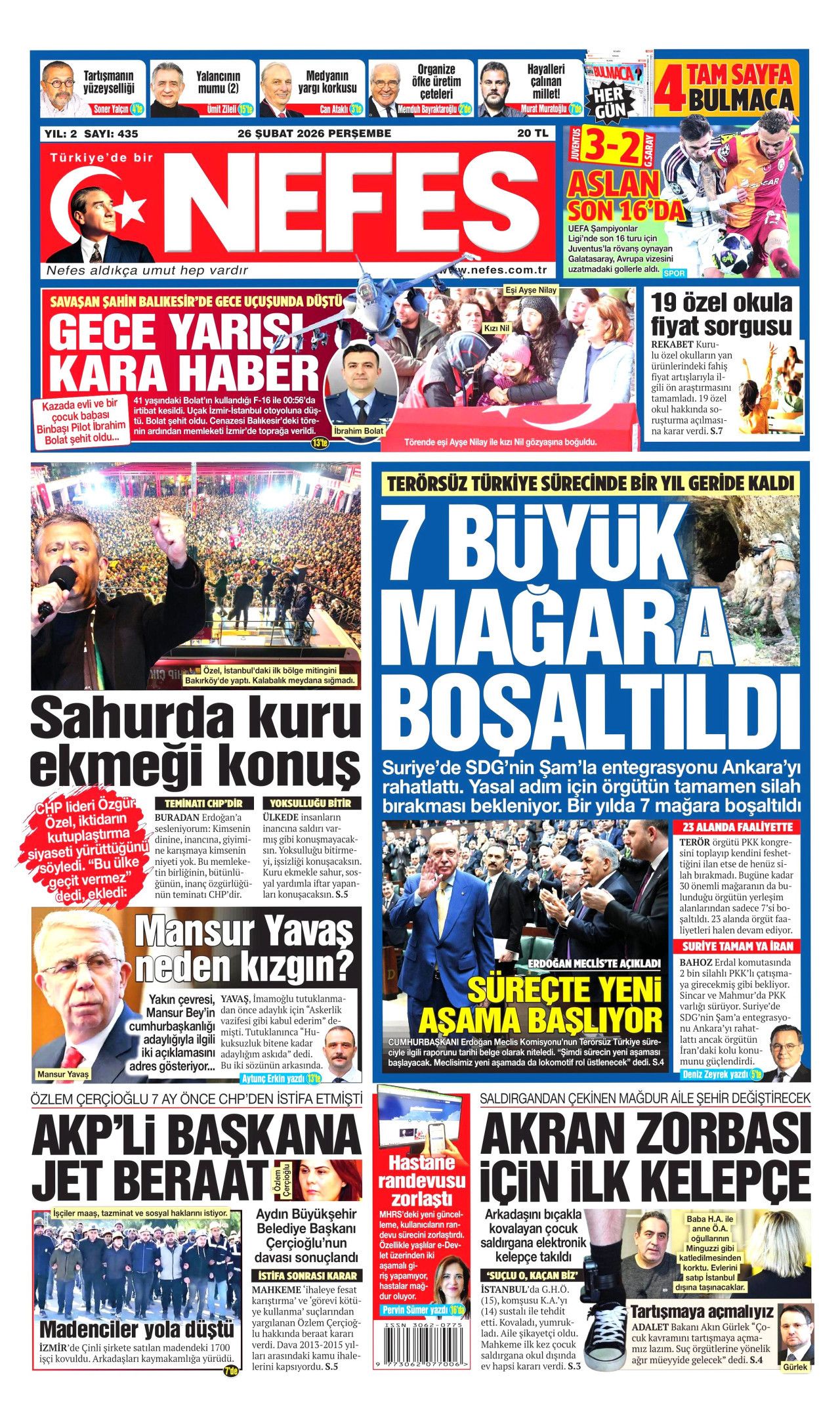 2. çağrı geliyor! Öcalan neler söyleyecek? İşte günün gazete manşetleri... 4