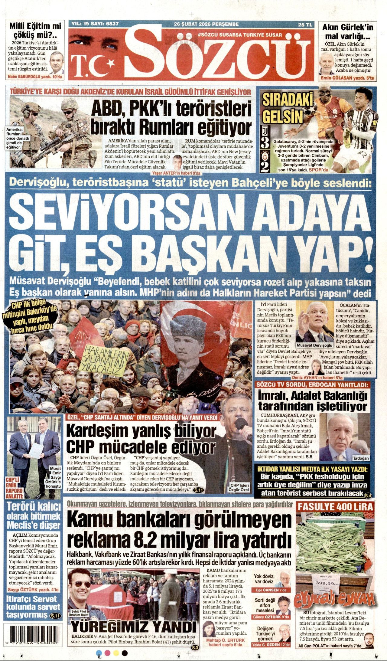 2. çağrı geliyor! Öcalan neler söyleyecek? İşte günün gazete manşetleri... 5