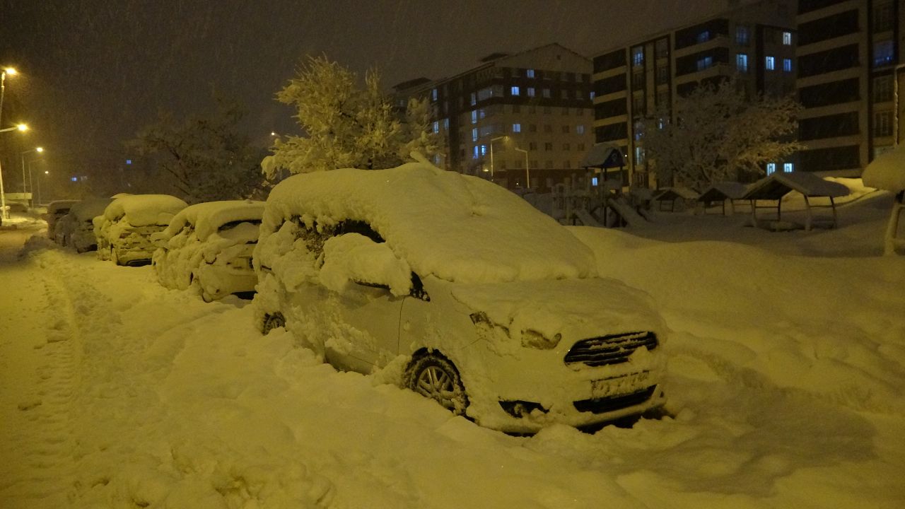 Bitlis'te kent merkezi beyaza büründü 6