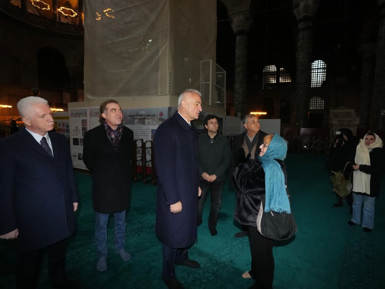 Ayasofya'da Cumhuriyet tarihinin en kapsamlı restorasyonu sürüyor 11