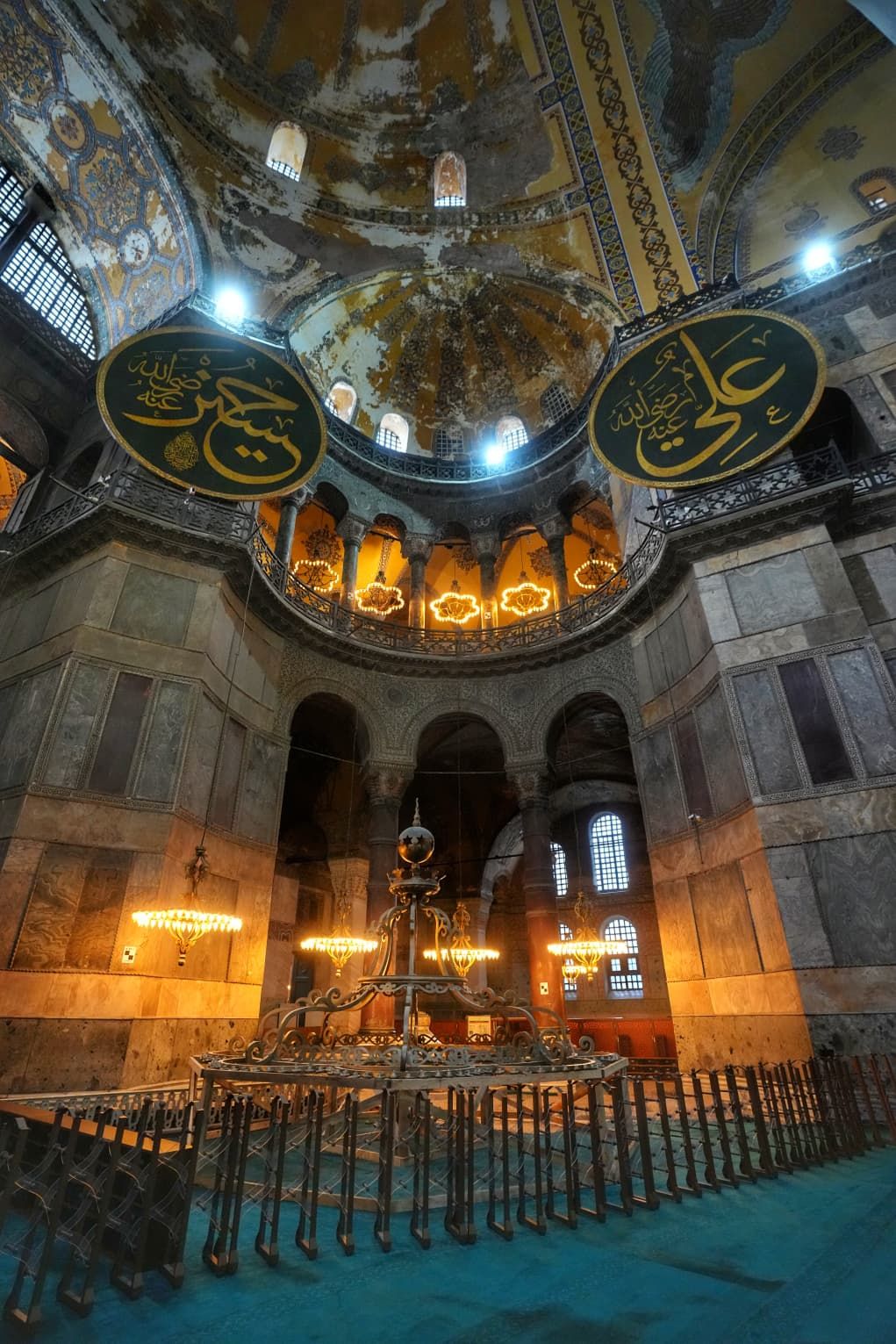 Ayasofya'da Cumhuriyet tarihinin en kapsamlı restorasyonu sürüyor 5