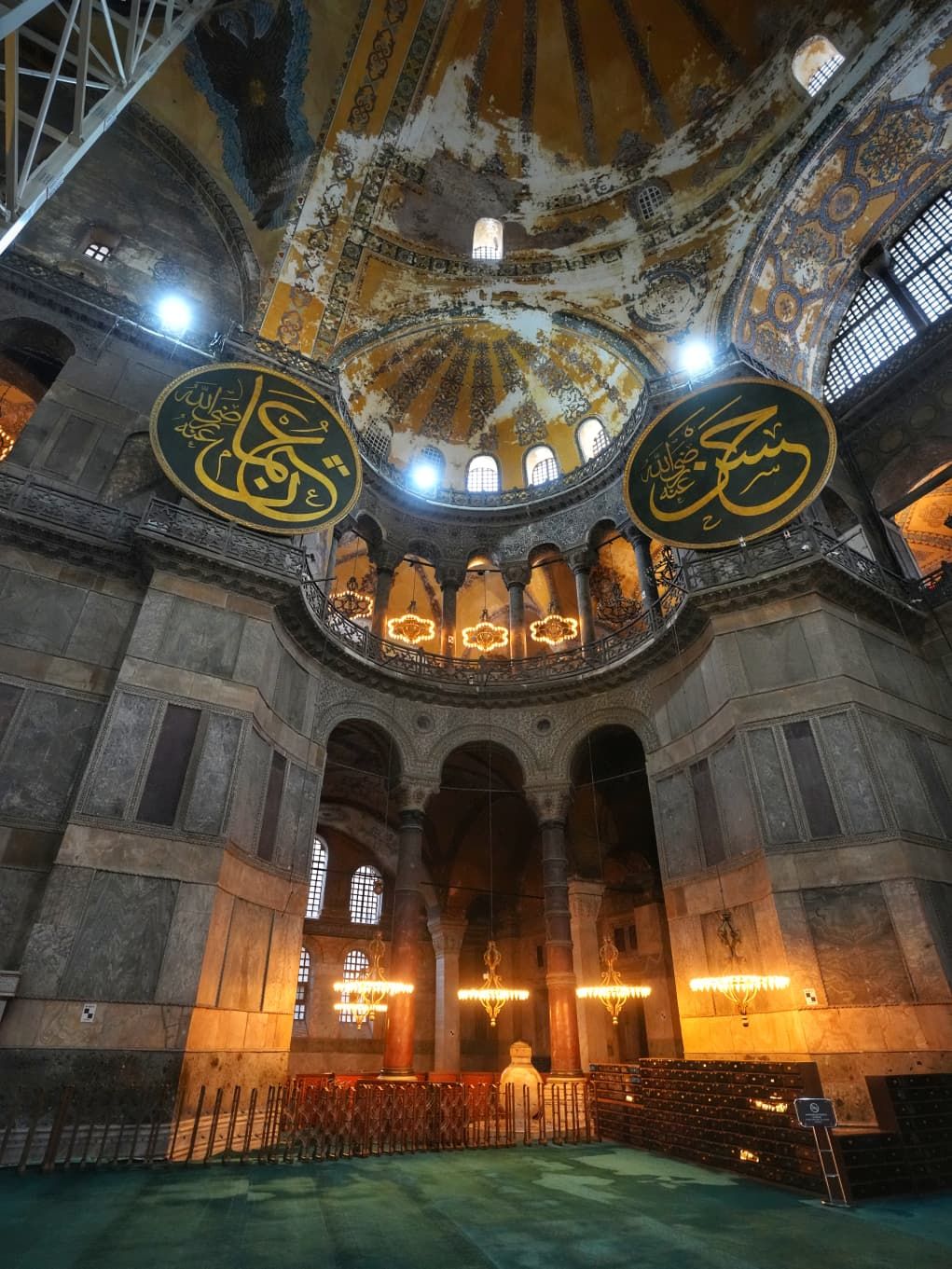 Ayasofya'da Cumhuriyet tarihinin en kapsamlı restorasyonu sürüyor 7