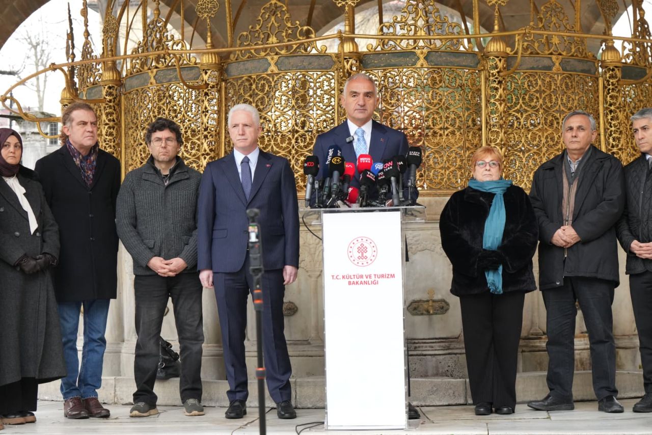 Ayasofya'da Cumhuriyet tarihinin en kapsamlı restorasyonu sürüyor 10