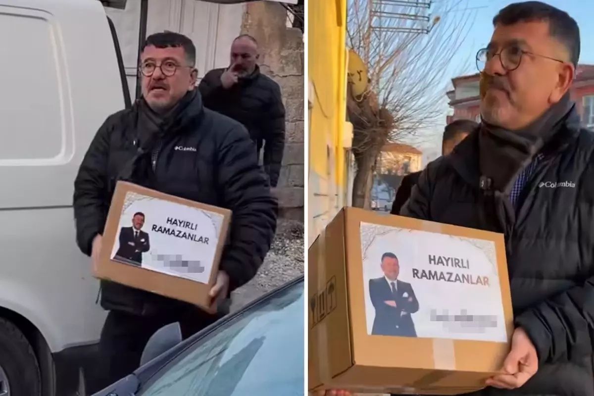 CHP'li Veli Ağbaba'nın "fotoğraflı" Ramazan kolisi büyük tepki çekti: İhtiyaç sahibine yardım mı, reklam mı? 1