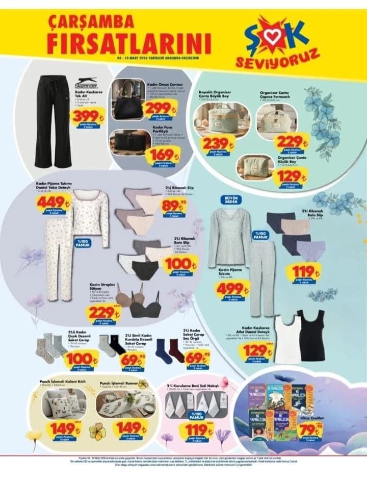 ŞOK 4-10 Mart 2026 aktüel ürünler kataloğu yayımlandı! Birçok üründe indirim var! İşte indirimli ürünler listesi 3