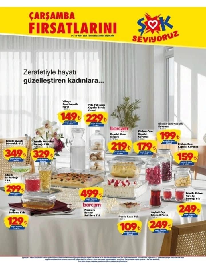 ŞOK 4-10 Mart 2026 aktüel ürünler kataloğu yayımlandı! Birçok üründe indirim var! İşte indirimli ürünler listesi 4
