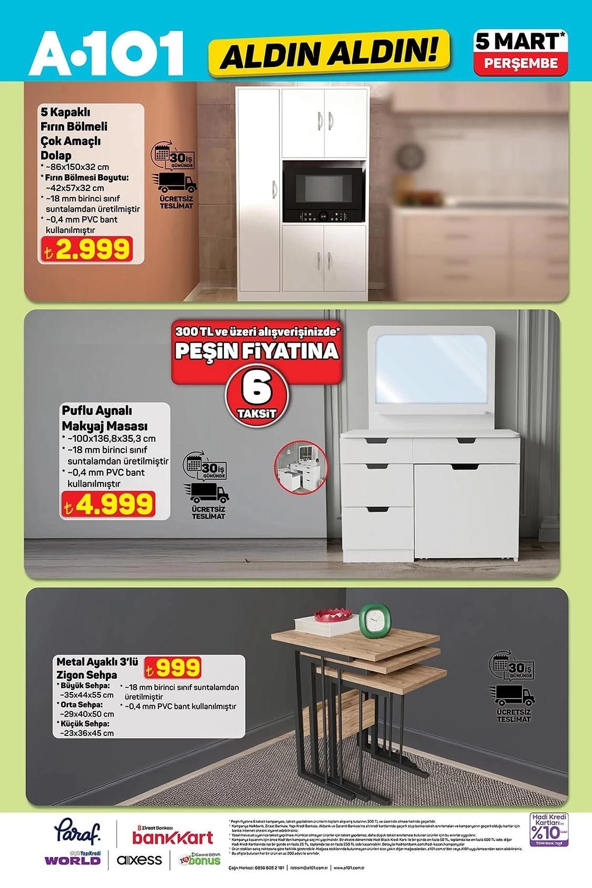 A101’e 5 Mart Perşembe aktüel ürünler kataloğu yayımlandı! Halı ve Koltuk Yıkama Makinesi geliyor 4