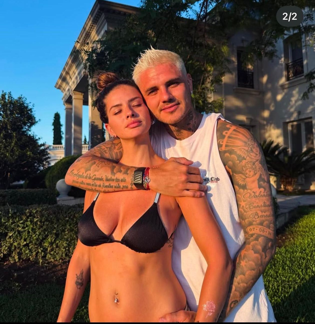 Mauro Icardi, sahilde aşka geldi: China Suarez'i öpmeye doyamadı 1