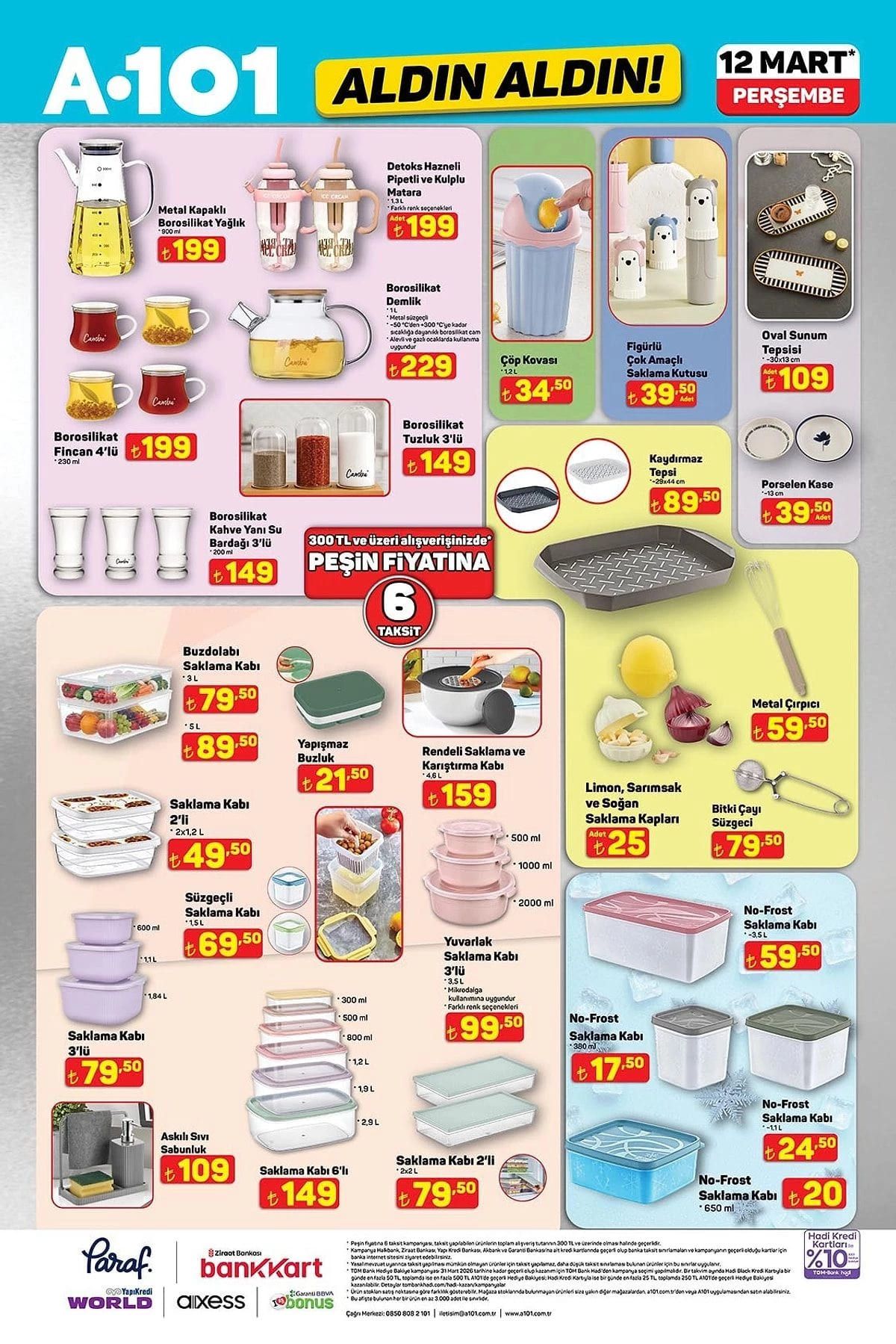 A101 12 Mart Perşembe 2026 aktüel ürünler kataloğu yayımlandı! 13