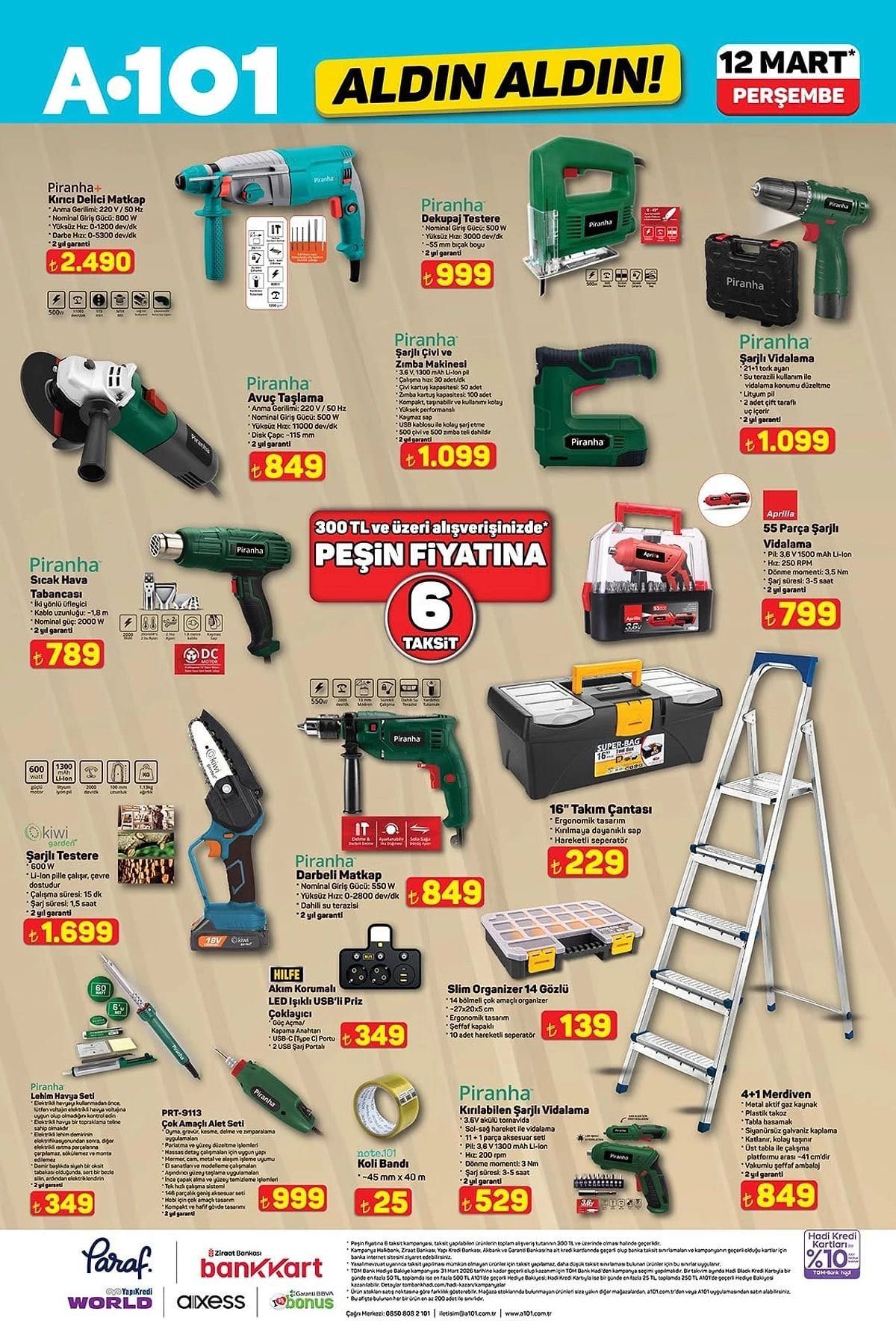 A101 12 Mart Perşembe 2026 aktüel ürünler kataloğu yayımlandı! 3
