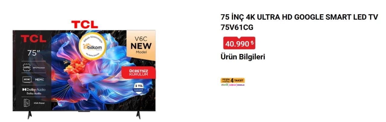 BİM'E TV ünitesi, Ankastre set ve birçok ürün geliyor! İşte o ürünler... 1