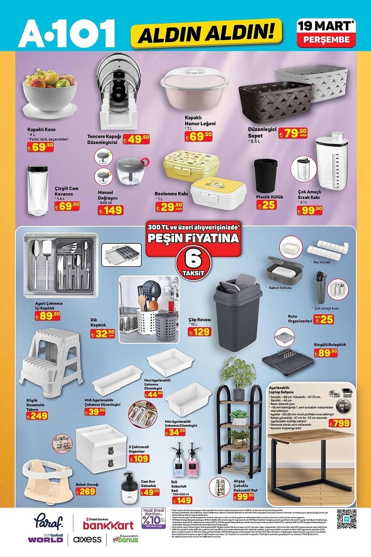 A101 19 Mart 2026 Aktüel Ürünler Kataloğu yayımlandı! A101 19 Mart 2026 Aktüel Ürünler Kataloğunda hangi ürünler var? 7