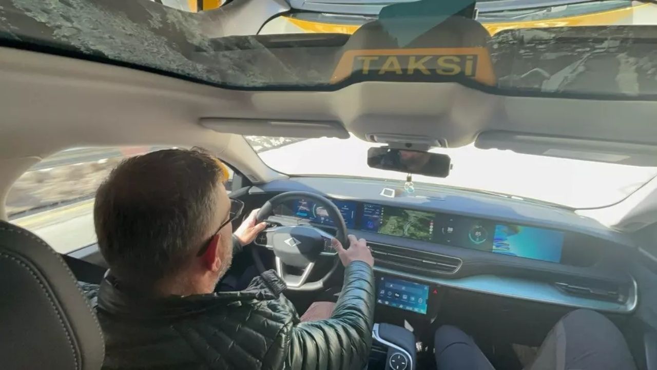Togg taksi Trabzon'da yollarda..."İlk kez ben yaptım" 2