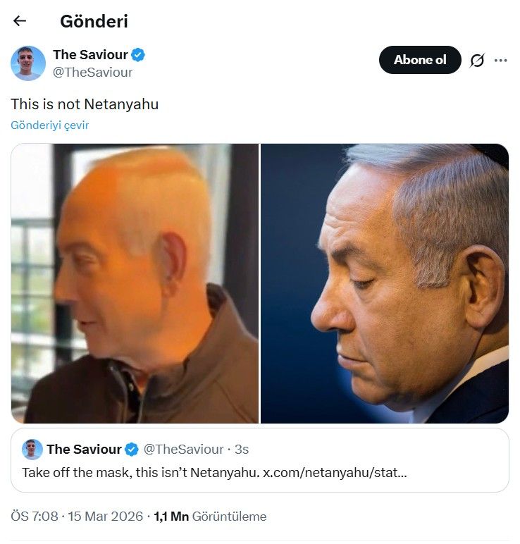 Parmaktan sonra şimdi de kahve! Netanyahu'nun "ölmedim" videosu dünyayı ikiye böldü 8