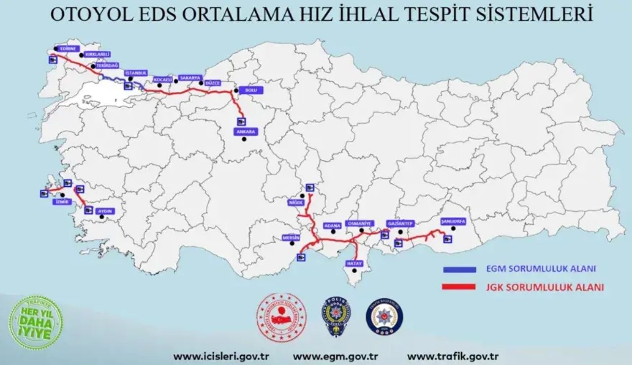 Bayramda yola çıkacaklar dikkat! Sabit radarların yerleri belli oldu: Yeni cezalar cep yakacak 62