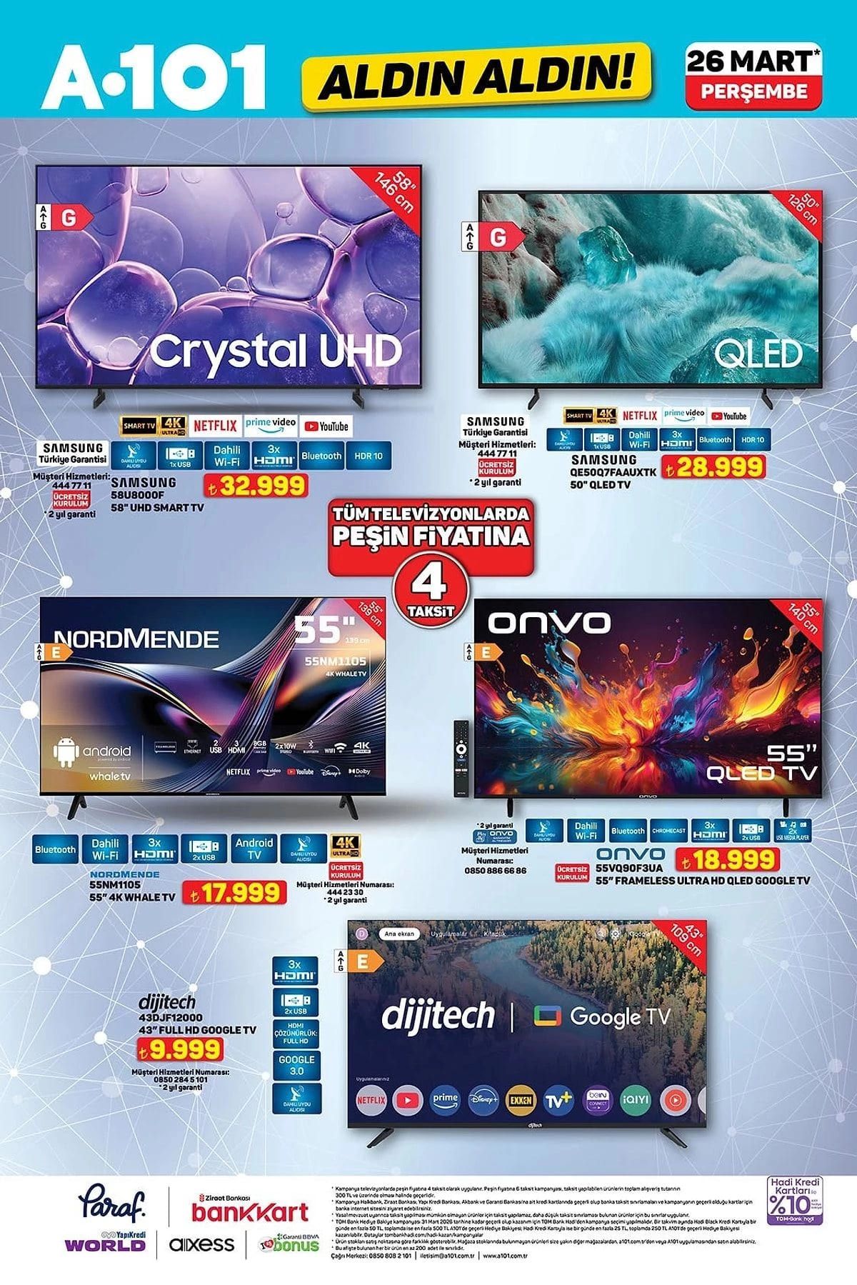 A101 26 Mart 2026 Perşembe kataloğu yayımlandı! İşte A101 26 Mart 2026 Perşembe kataloğu 1