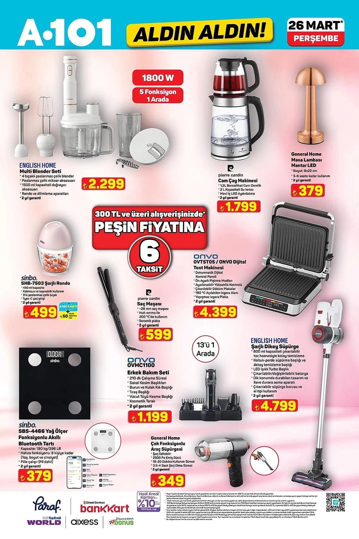 A101 26 Mart 2026 Perşembe kataloğu yayımlandı! İşte A101 26 Mart 2026 Perşembe kataloğu 4