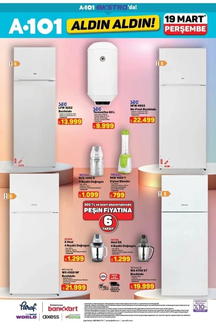 İşte A101 12-31 Mart kataloğu! 9