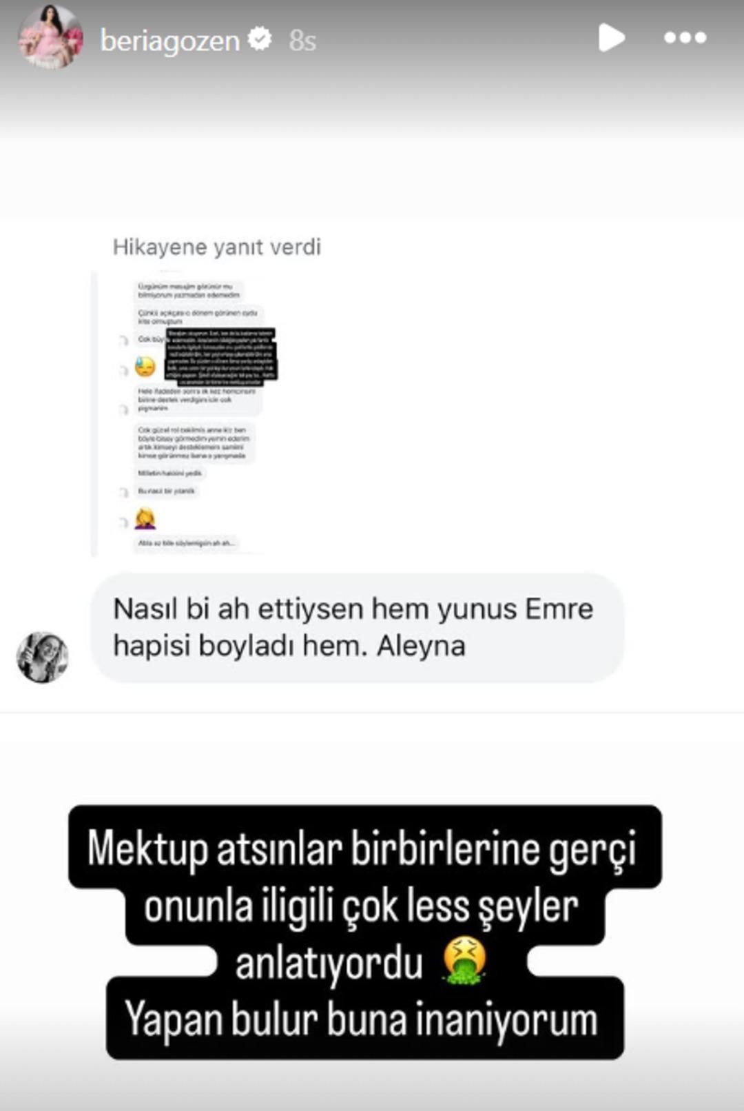 Aleyna Kalaycıoğlu tutuklanınca gözler ona çevrilmişti! Beria Özden sessizliğini bozdu: Çok leş şeyler anlatıyordu! 7