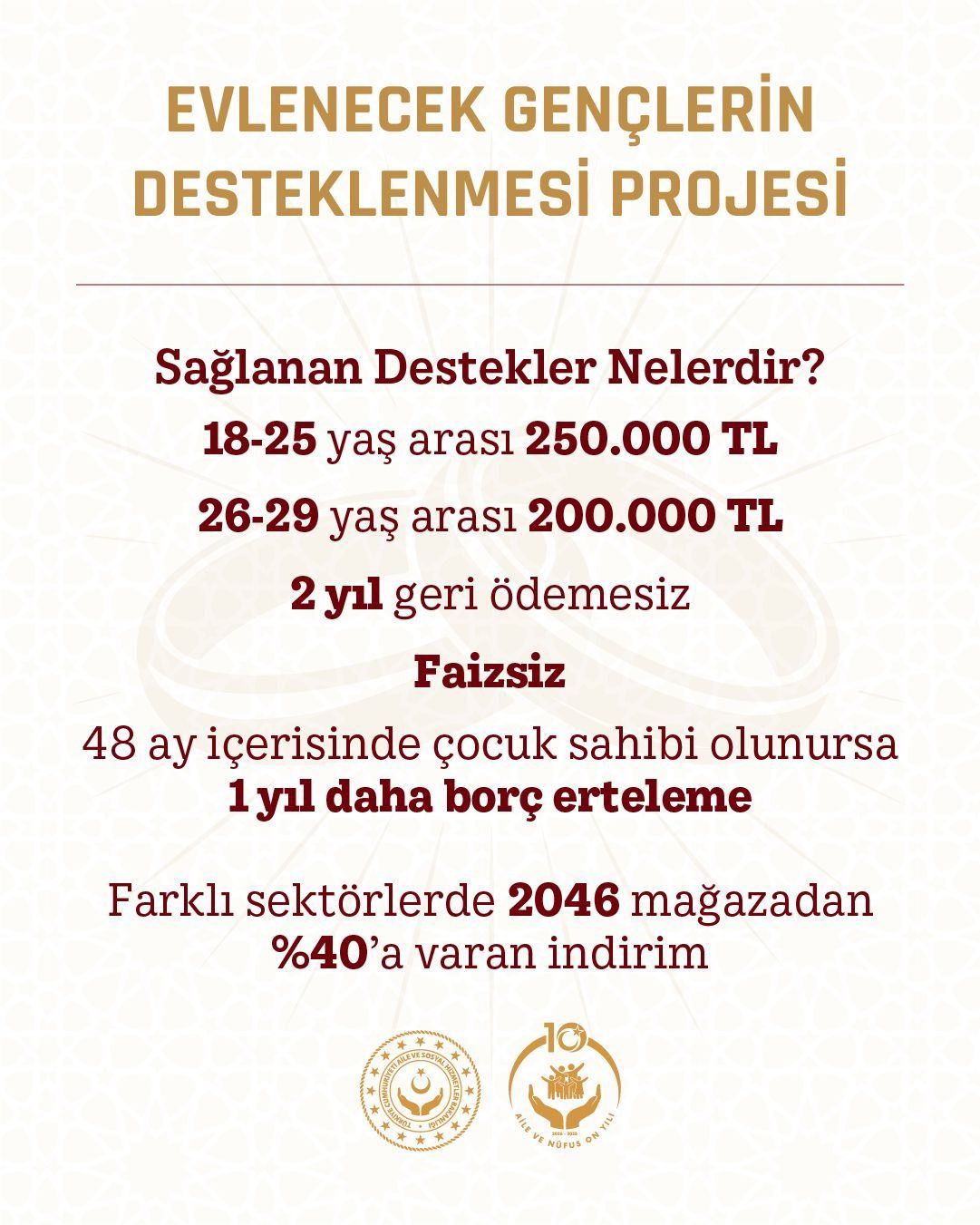 Evlenecek gençlere dev destek! 2 yıl ödemesiz, faizsiz evlilik kredisi! Başvuru şartları belli oldu... 5