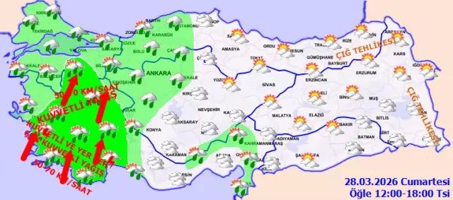 İstanbul'da yağmur mesaisi başlıyor: Şiddetli fırtınayla birlikte geliyor... Tam 6 gün sürecek! 7