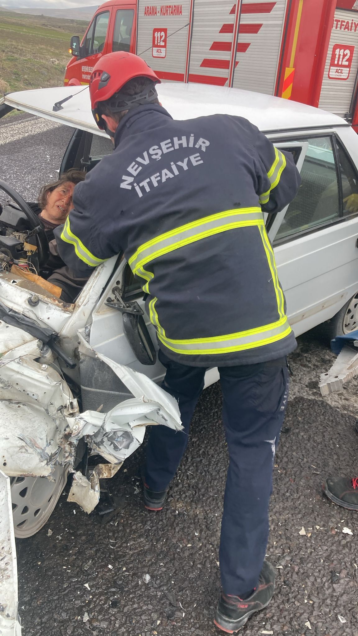 Nevşehir’de iki otomobil çarpıştı: 1 ölü, 2 yaralı 1