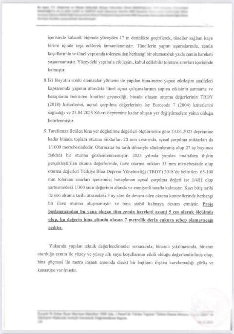 Gebze faciasında Bilim Kurulu raporu ortaya çıktı! Metro değil, dere yatağı ve çürük beton yıktı... 3