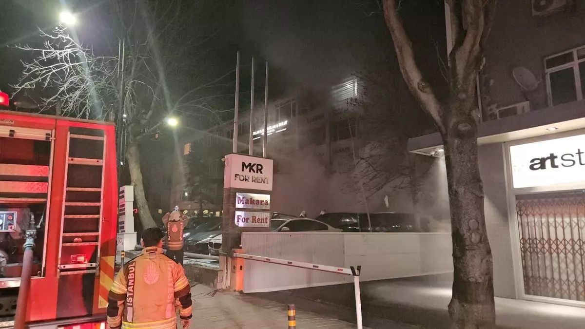Beşiktaş'ta kabus gibi gece: Bir saat içinde şirketin 15 lüks aracı küle döndü! Kaza mı, kundaklama mı? 1