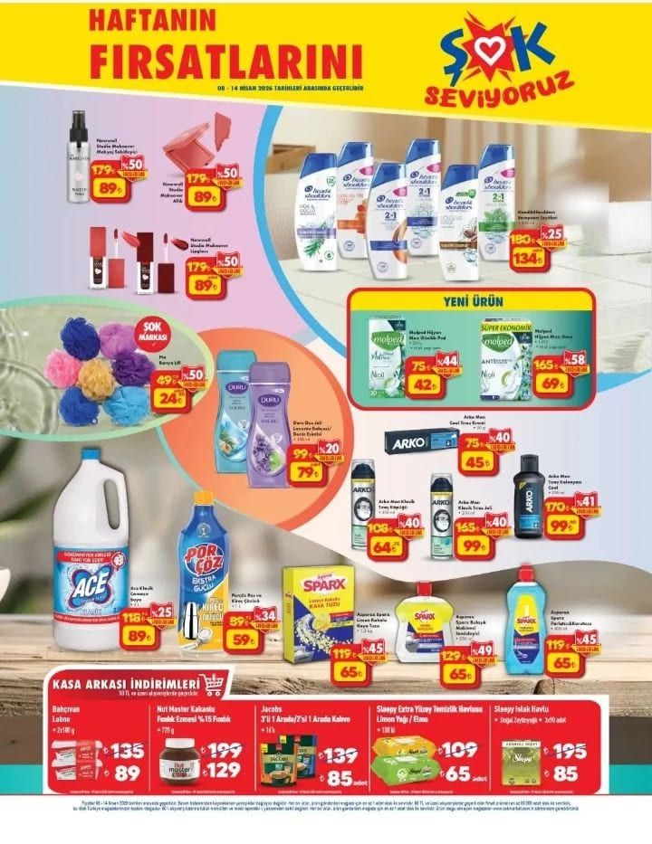 ŞOK 8 Nisan aktüel kataloğu yayımlandı! Bu Çarşamba günü ŞOK marketlerde hangi ürünler satışa çıkıyor? 7