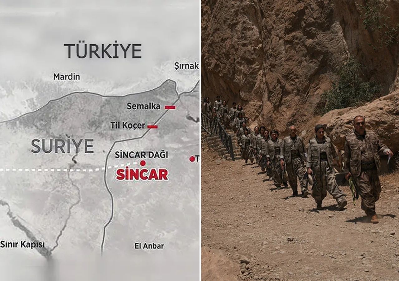 PKK dağ kadrosunu Sincar'dan çekiyor: Terör merkezinde tasfiye süreci başladı! 1