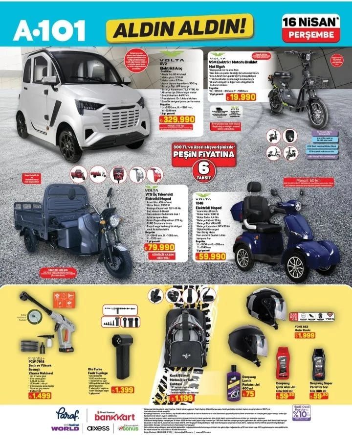 16 Nisan A101 Aldın Aldın kataloğu yayımlandı! 1