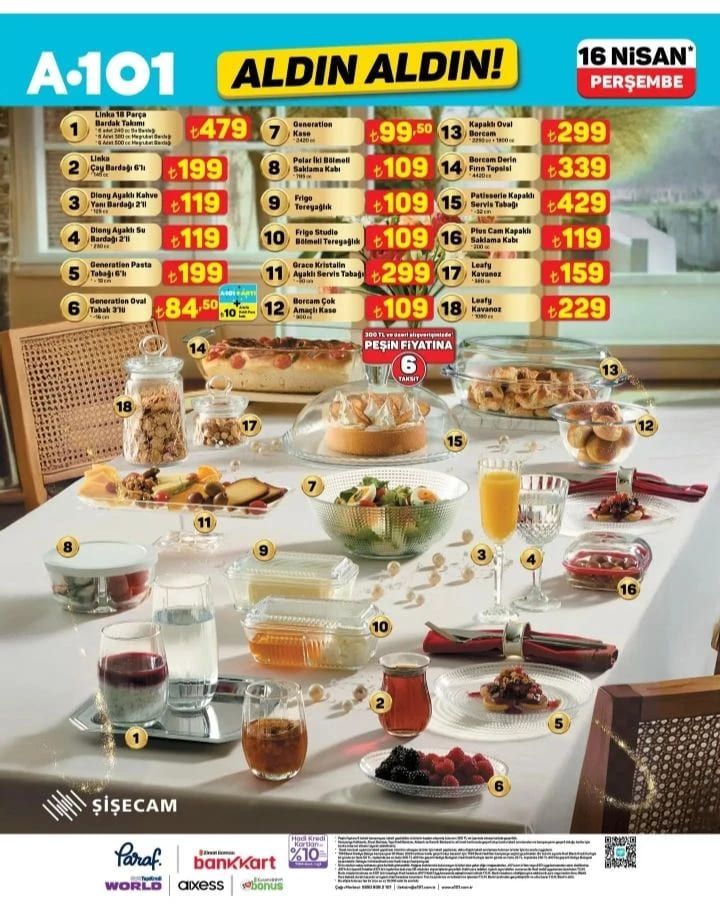 16 Nisan A101 Aldın Aldın kataloğu yayımlandı! 6