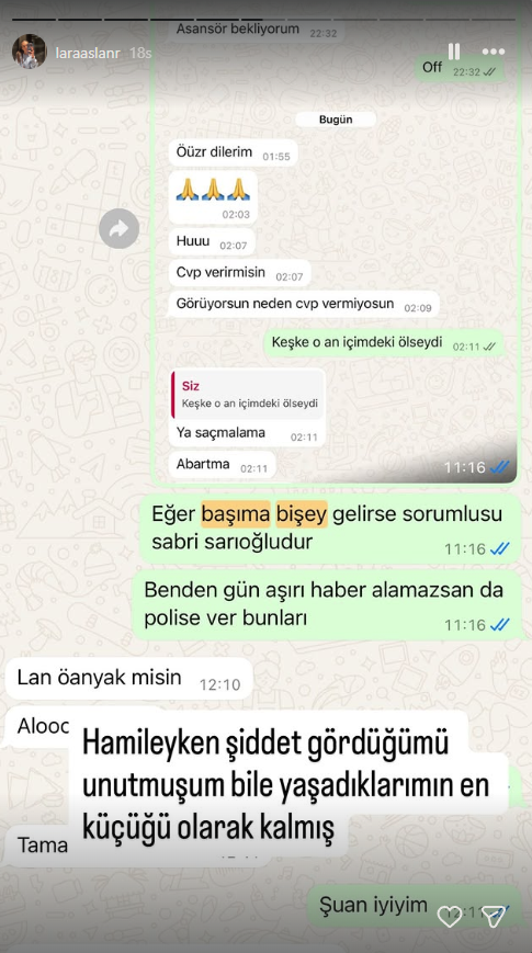Sabri Sarıoğlu'nun eski sevgilisi Lara Aslan'dan şok iddialar 11