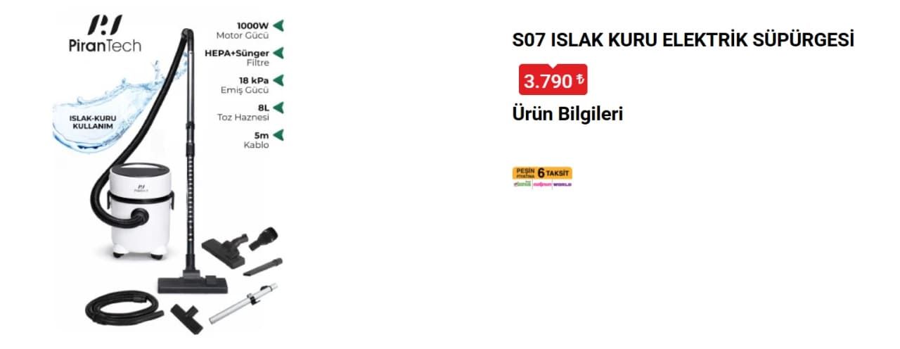 BİM'e 22 Nisan Çarşamba günü elektrik süpürgesi geliyor! 4