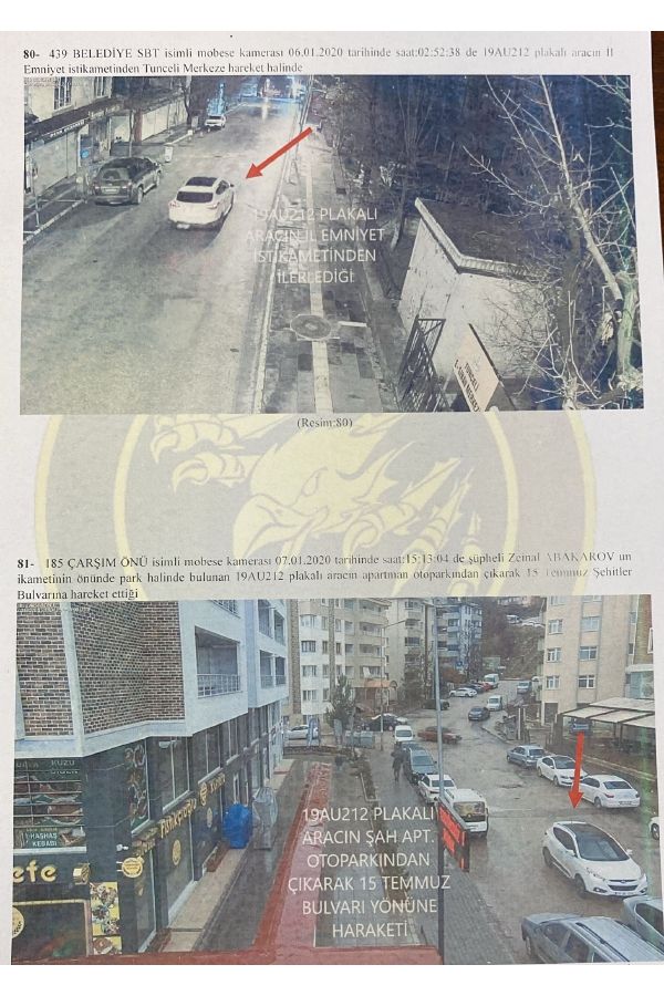 Gülistan Doku cinayetine giden anların adım adım MOBESE görüntüleri! Bütün şüpheliler bu kayıtlarda var... 37