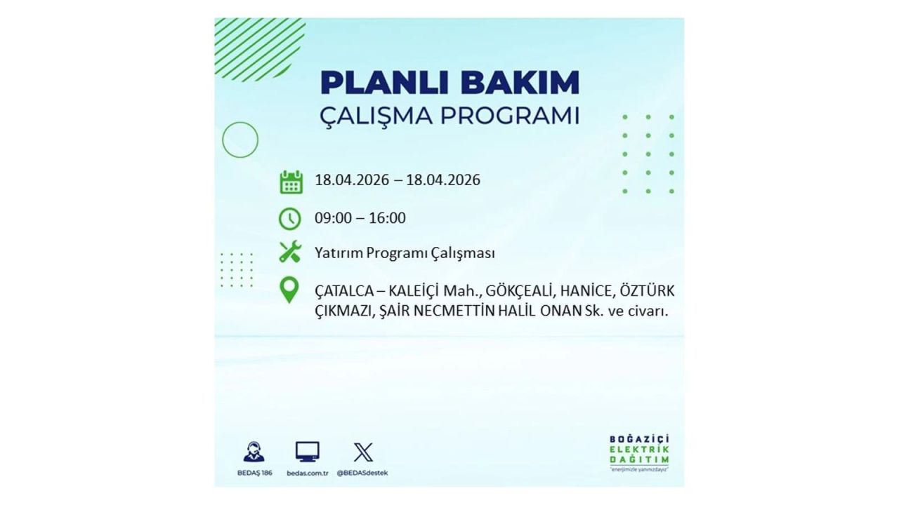 BEDAŞ uyard! İstanbul’da dev kesinti: İşte 18 Nisan İstanbul’da elektrik kesinti yaşanacak ilçeler 4