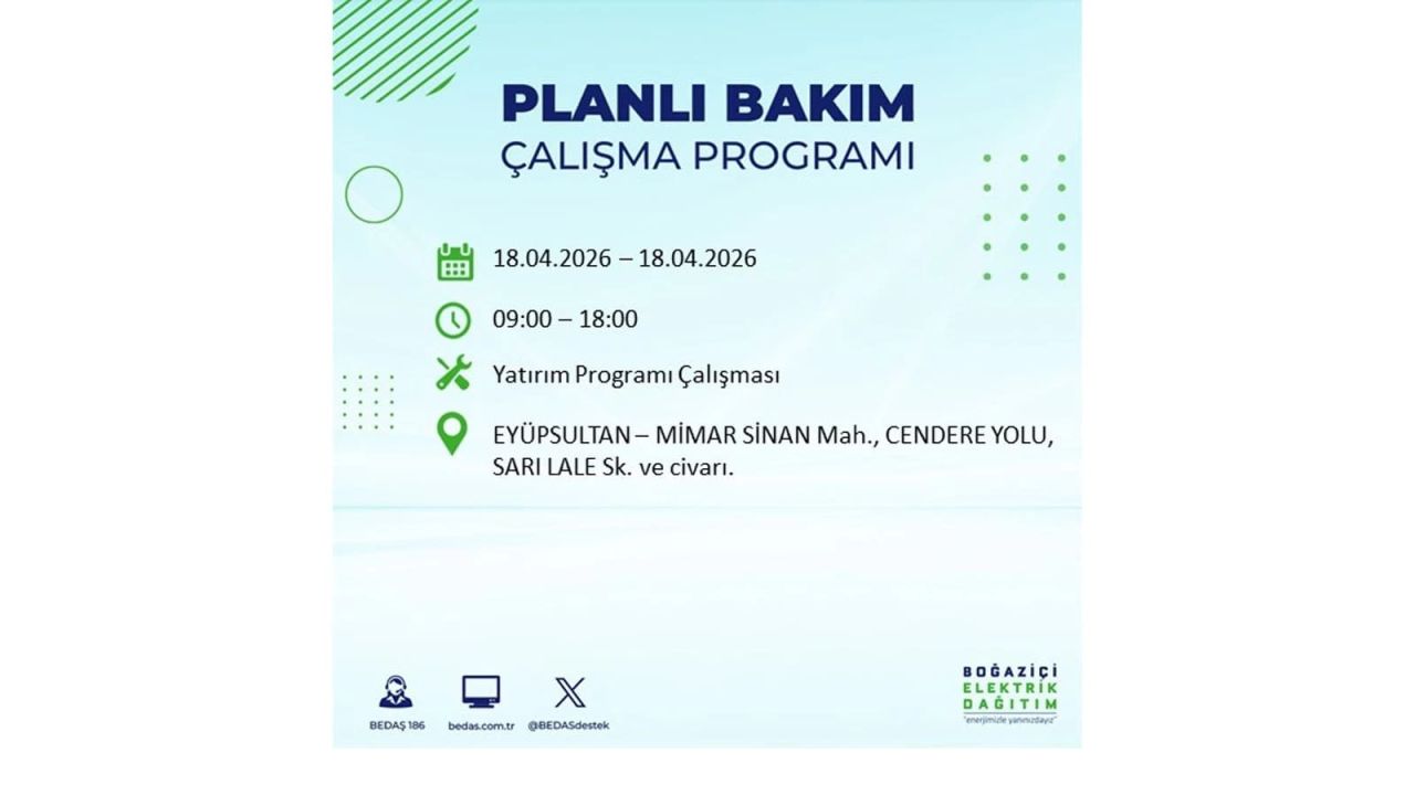 BEDAŞ uyard! İstanbul’da dev kesinti: İşte 18 Nisan İstanbul’da elektrik kesinti yaşanacak ilçeler 8
