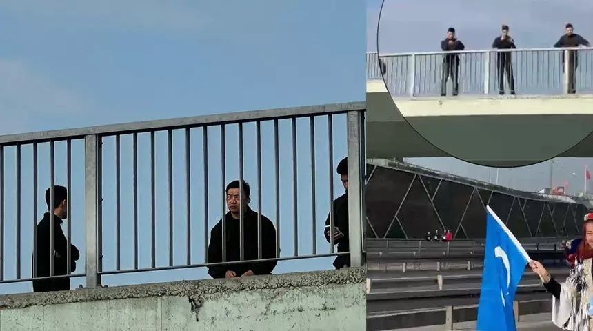 İstanbul'daki maratonda gizemli şahıslar kim? Çinli grup, Uygur Türklerini tek tek fişledi! Köprü üzerinde şüpheli hareketler! 1