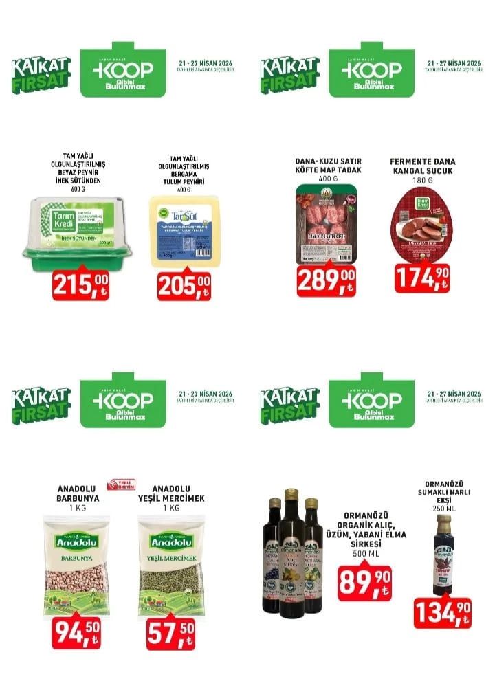 Tarım Kredi Market 21-27 Nisan 2026 aktüel ürünler kataloğu yayımlandı! İşte indirimli ürünler fiyat listesi 2