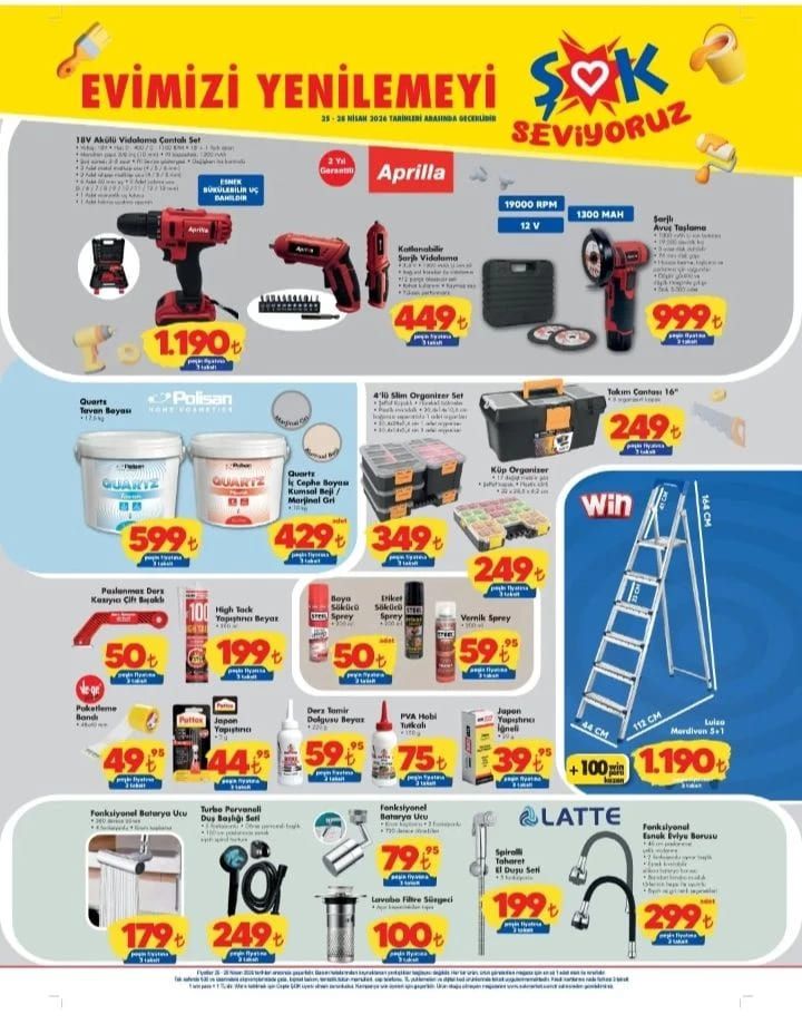 ŞOK market 25 Nisan aktüel ürünler kataloğu yayımlandı! 3